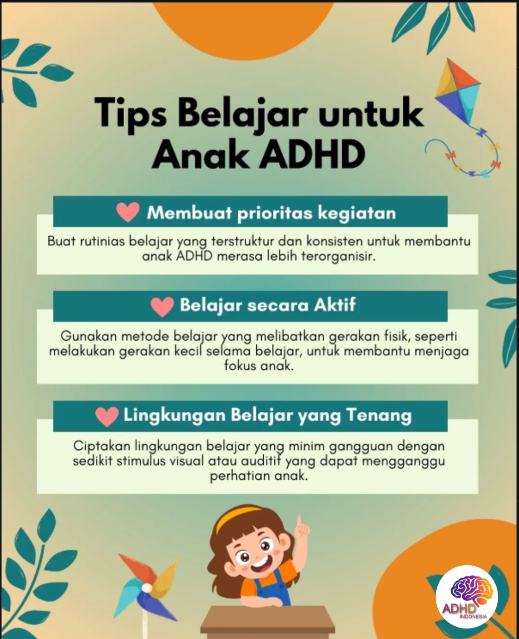 Strategi Belajar yang Cocok untuk Anak ADHD di Kabupaten Seram Bagian Timur